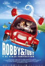 Cartel oficial en español de: Robby y Tobby en el viaje fantástico