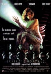 Cartel oficial en español de: Species (Especie mortal) 