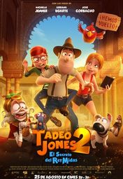 Cartel oficial en español de: Tadeo Jones 2. El secreto del rey Midas