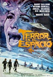 Cartel oficial en español de: Terror en el espacio