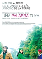 Cartel oficial en español de "Una palabra tuya" 