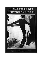 Cartel oficial en español de: El gabinete del Dr. Caligari