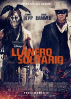 Cartel oficial en español de: El llanero solitario Cartel oficial en español de: El llanero solitario