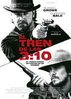 Cartel oficial en español de: El tren de las 3:10 Cartel oficial en español de: El tren de las 3:10