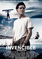 Cartel oficial en español de: Invencible (Unbroken)