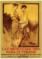 Cartel oficial en español de: Las bicicletas son para el verano Cartel oficial en español de: Las bicicletas son para el verano