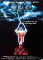 Cartel oficial en español de: Las brujas de Eastwick Cartel oficial en español de: Las brujas de Eastwick