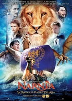 Cartel oficial en español de: Las crónicas de Narnia: La travesía del Viajero del Alba