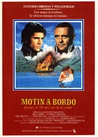 Cartel oficial en español de: Motín a bordo
