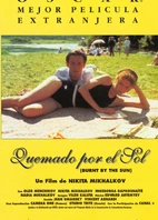 Cartel oficial en español de: Quemado por el sol Cartel oficial en español de: Quemado por el sol
