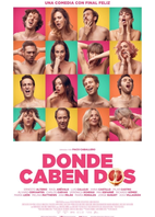 Cartel oficial en español de: Donde caben dos