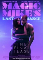 Cartel "El último baile de Magic Mike" estadounidense