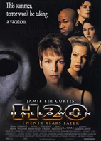 Cartel "Halloween: H20. Veinte años después" estadounidense 2 Cartel "Halloween: H20. Veinte años después" estadounidense 2