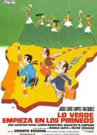 Cartel oficial en español de: Lo verde empieza en los Pirineos Cartel oficial en español de: Lo verde empieza en los Pirineos