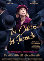 Cartel oficial en español de: Los colores del incendio