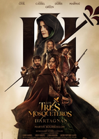 Cartel oficial en español de: Los tres mosqueteros: D'Artagnan