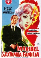 Cartel oficial en español de: Maribel y la extraña familia