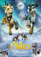 Cartel oficial en español de: Niko: Más allá de la aurora boreal