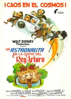 Cartel oficial en español de: Un astronauta en la corte del Rey Arturo