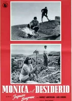 Cartel "Un verano con Mónica" italiano Cartel "Un verano con Mónica" italiano