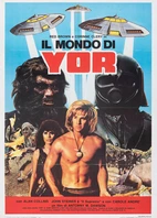 Cartel "Yor, el cazador que vino del futuro" italiano
