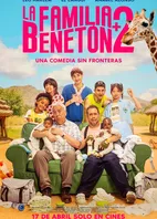 Cartel oficial en español de "La familia Benetón +2"