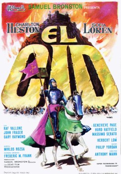 Cartel oficial en español de: El Cid