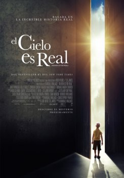 Cartel oficial en español de: El cielo es real