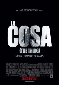 Cartel oficial en español de: La cosa (The Thing)