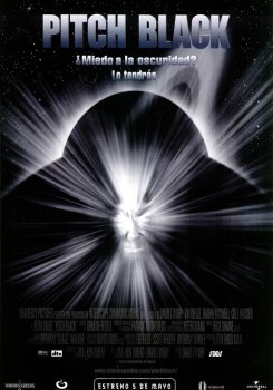 Cartel oficial en español de: Pitch Black