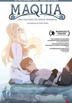 Cartel oficial en español de: Maquia, una historia de amor inmortal