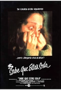 Cartel oficial en español de "Sabe que estás sola"