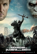 Cartel oficial en español de: El amanecer del planeta de los simios Cartel oficial en español de: El amanecer del planeta de los simios