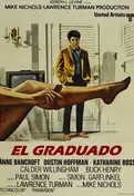 Cartel oficial en español de: El graduado Cartel oficial en español de: El graduado