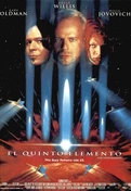 Cartel oficial en español de: El quinto elemento