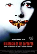 Cartel oficial en español de: El silencio de los corderos