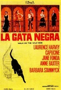 Cartel oficial en español de: La gata negra Cartel oficial en español de: La gata negra