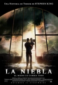Cartel oficial en español de: La niebla de Stephen King