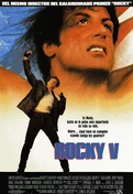 Cartel oficial en español de: Rocky V