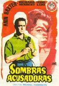 Cartel oficial en español de: Sombras acusadoras Cartel oficial en español de: Sombras acusadoras