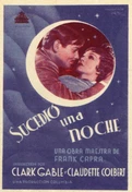 Cartel oficial en español de: Sucedió una noche Cartel oficial en español de: Sucedió una noche