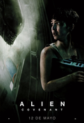 Cartel oficial en español de: Alien: Covenant