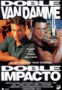 Cartel oficial en español de: Doble impacto Cartel oficial en español de: Doble impacto