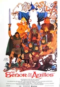 Cartel oficial en español de: El señor de los anillos (1978) Cartel oficial en español de: El señor de los anillos (1978)