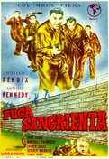 Cartel oficial en español de: Fuga sangrienta Cartel oficial en español de: Fuga sangrienta