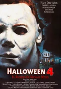 Cartel oficial en español de: Halloween 4: El regreso de Michael Myers