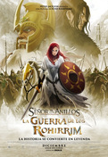 Cartel oficial en español de: El señor de los anillos: La guerra de los Rohirrim Cartel oficial en español de: El señor de los anillos: La guerra de los Rohirrim