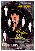 Cartel oficial en español de: La novia vestía de negro Cartel oficial en español de: La novia vestía de negro