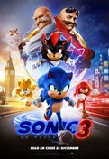 Cartel oficial en español de: Sonic 3: La película Cartel oficial en español de: Sonic 3: La película