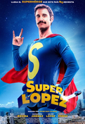 Cartel oficial en español de: Superlópez
